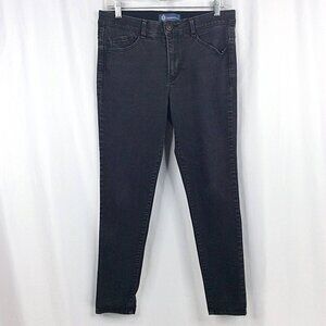 Democracy "Ab" Solution Jeans Womens Size 8 Faded Black Tummy Control Slimming
